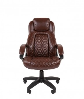 Кресло для руководителя  CHAIRMAN 432 (Экокожа коричневая) в Муравленко - muravlenko.ok-mebel.com | фото 2