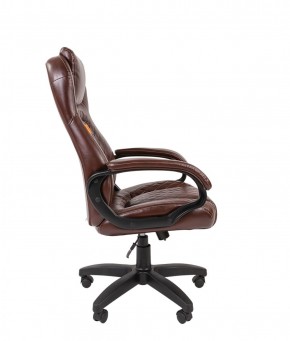 Кресло для руководителя  CHAIRMAN 432 (Экокожа коричневая) в Муравленко - muravlenko.ok-mebel.com | фото 3