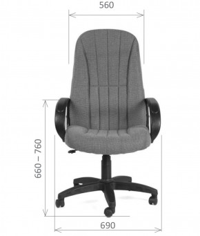 Кресло для руководителя  CHAIRMAN 685 СТ (ткань стандарт 10-356 черная) в Муравленко - muravlenko.ok-mebel.com | фото 5