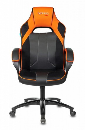 Кресло игровое Бюрократ VIKING 2 AERO ORANGE черный/оранжевый в Муравленко - muravlenko.ok-mebel.com | фото 2