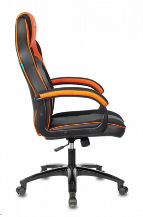 Кресло игровое Бюрократ VIKING 2 AERO ORANGE черный/оранжевый в Муравленко - muravlenko.ok-mebel.com | фото 3