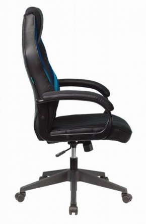 Кресло игровое Бюрократ VIKING 3 AERO BLUE черный/синий в Муравленко - muravlenko.ok-mebel.com | фото 3