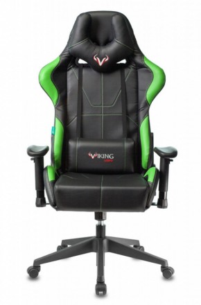 Кресло игровое Бюрократ VIKING 5 AERO LGREEN черный/салатовый в Муравленко - muravlenko.ok-mebel.com | фото 2