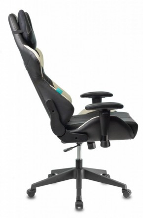 Кресло игровое Бюрократ VIKING 5 AERO WHITE черный/белый в Муравленко - muravlenko.ok-mebel.com | фото 2