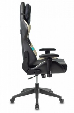 Кресло игровое Бюрократ VIKING 5 AERO WHITE черный/белый в Муравленко - muravlenko.ok-mebel.com | фото 8
