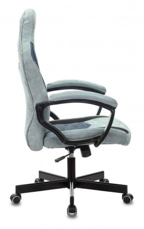 Кресло игровое Бюрократ VIKING 6 KNIGHT BL FABRIC синий в Муравленко - muravlenko.ok-mebel.com | фото 3