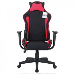 Кресло компьютерное BRABIX GT Racer GM-101 + подушка (ткань) черное/красное (531820) в Муравленко - muravlenko.ok-mebel.com | фото 3