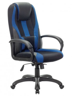 Кресло компьютерное BRABIX PREMIUM "Rapid GM-102" (экокожа/ткань, черное/синее) 532106 в Муравленко - muravlenko.ok-mebel.com | фото