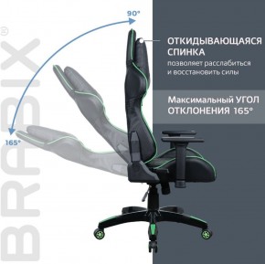 Кресло компьютерное BRABIX "GT Carbon GM-120" (черное/зеленое) 531929 в Муравленко - muravlenko.ok-mebel.com | фото 2