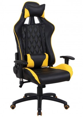 Кресло компьютерное BRABIX "GT Master GM-110" (черное/желтое) 531927 в Муравленко - muravlenko.ok-mebel.com | фото