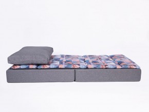 Кресло-кровать бескаркасное Харви (коричневый-геометрия браун) в Муравленко - muravlenko.ok-mebel.com | фото 3