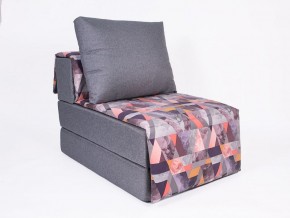 Кресло-кровать бескаркасное Харви (серый-сноу манго) в Муравленко - muravlenko.ok-mebel.com | фото 1