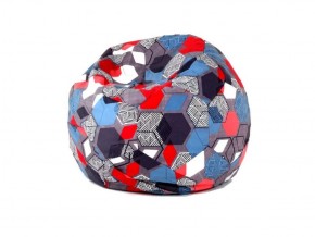 Кресло-мешок Мяч M (Geometry Slate) в Муравленко - muravlenko.ok-mebel.com | фото