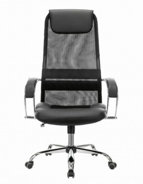 Кресло офисное BRABIX PREMIUM "Stalker EX-608 CH" (хром, ткань-сетка/кожзам, черное) 532091 в Муравленко - muravlenko.ok-mebel.com | фото 3