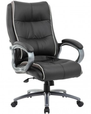 Кресло офисное BRABIX PREMIUM "Strong HD-009" (экокожа черная, ткань серая) 531945 в Муравленко - muravlenko.ok-mebel.com | фото 1