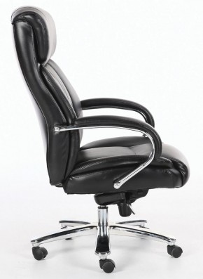 Кресло офисное BRABIX "Direct EX-580" (хром/рециклированная кожа/черное) 531824 в Муравленко - muravlenko.ok-mebel.com | фото 3