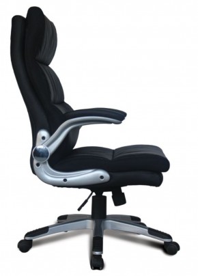 Кресло офисное BRABIX "Fregat EX-510" (рециклированная кожа, черное) 530863 в Муравленко - muravlenko.ok-mebel.com | фото 3