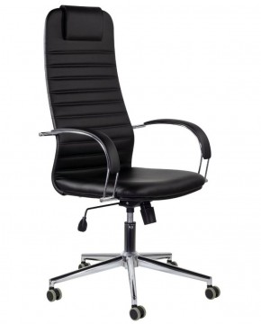 Кресло офисное BRABIX "Pilot EX-610 CH" premium (черное/кожзам) 532418 в Муравленко - muravlenko.ok-mebel.com | фото