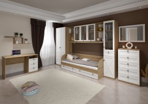 Кровать 800 «ТУРИН» с настилом ЛДСП в Муравленко - muravlenko.ok-mebel.com | фото 3