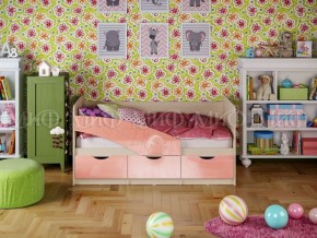 Кровать Бабочки (Розовый металлик) 1600 в Муравленко - muravlenko.ok-mebel.com | фото