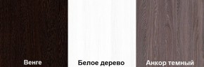 Кровать-чердак Пионер 1 (800*1900) Ирис/Белое дерево, Анкор темный, Венге в Муравленко - muravlenko.ok-mebel.com | фото 2