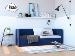 Кровать-диван Leonardo 160*70 (Синий) + боковина в Муравленко - muravlenko.ok-mebel.com | фото 5