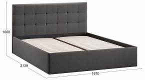 Кровать двуспальная Джоли с ПМ Тип 1 в Муравленко - muravlenko.ok-mebel.com | фото 4