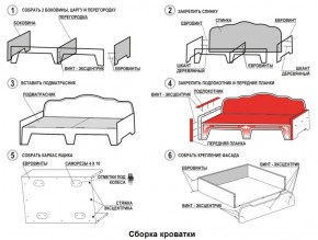 Кровать Фея 1900 с двумя ящиками в Муравленко - muravlenko.ok-mebel.com | фото 2