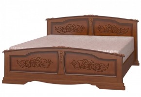 ЕЛЕНА Кровать из массива 800 (Орех) в Муравленко - muravlenko.ok-mebel.com | фото