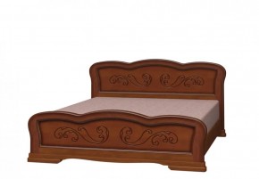КАРИНА-8 Кровать из массива 1600 (Орех) в Муравленко - muravlenko.ok-mebel.com | фото