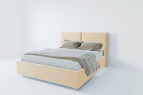 Кровать Корсика с ПМ 1600 (экокожа бежевая) в Муравленко - muravlenko.ok-mebel.com | фото 3