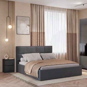 Кровать Линда КР-16 (Графит) 1600 в Муравленко - muravlenko.ok-mebel.com | фото 2
