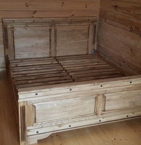 Кровать "Викинг 01" 1800 массив в Муравленко - muravlenko.ok-mebel.com | фото 2