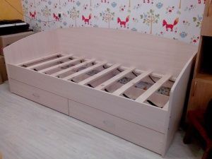 Кровать Соло-софа 1 с ящиками в Муравленко - muravlenko.ok-mebel.com | фото 2