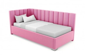 Кровать угловая Хлоя интерьерная +основание/ПМ/бельевое дно (80х200) в Муравленко - muravlenko.ok-mebel.com | фото 14