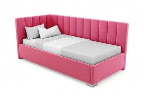 Кровать угловая Хлоя интерьерная +основание/ПМ/бельевое дно (80х200) в Муравленко - muravlenko.ok-mebel.com | фото 15