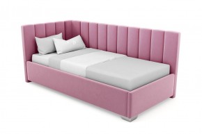 Кровать угловая Хлоя интерьерная +основание/ПМ/бельевое дно (80х200) в Муравленко - muravlenko.ok-mebel.com | фото 9