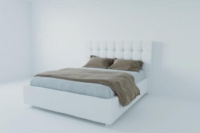 Кровать Венеция без основания 800 (экокожа белая) в Муравленко - muravlenko.ok-mebel.com | фото