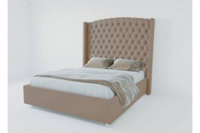 Кровать Версаль ЛЮКС с ПМ 1200 (велюр темно-серый) в Муравленко - muravlenko.ok-mebel.com | фото