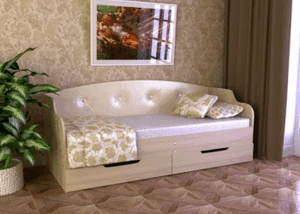 Диван-кровать Юниор тип 2 с ящиками в Муравленко - muravlenko.ok-mebel.com | фото 2