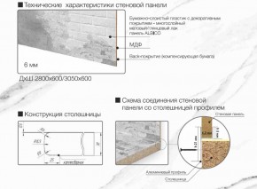 Кухонный фартук со столешницей (А-02) в едином стиле (3050 мм) в Муравленко - muravlenko.ok-mebel.com | фото 7