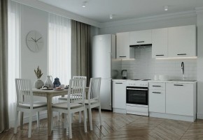 Кухонный гарнитур Белый Глянец 2000 (Стол. 26мм) в Муравленко - muravlenko.ok-mebel.com | фото