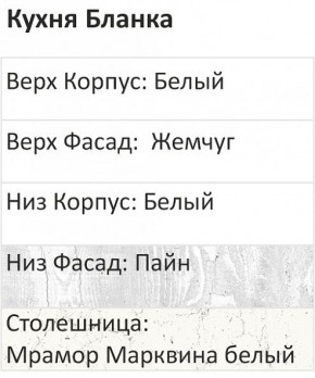Кухонный гарнитур Бланка 2000 (Стол. 26мм) в Муравленко - muravlenko.ok-mebel.com | фото 3