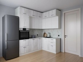 Кухонный гарнитур Бланка 2200*1700 (Стол. 26мм) в Муравленко - muravlenko.ok-mebel.com | фото