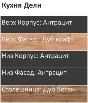 Кухонный гарнитур Дели 1800 (Стол. 38мм) в Муравленко - muravlenko.ok-mebel.com | фото 3