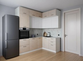 Кухонный гарнитур Демо 2200*1700 (Стол. 38мм) в Муравленко - muravlenko.ok-mebel.com | фото