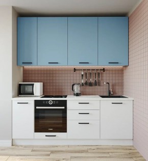 Кухонный гарнитур Капри 2200 h950 (Стол. 38мм) в Муравленко - muravlenko.ok-mebel.com | фото