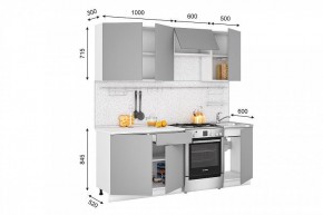 Кухонный гарнитур Кельн 2100 (софт пломбир) в Муравленко - muravlenko.ok-mebel.com | фото 2