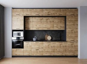 Кухонный гарнитур Крафт 3400 (Стол. 26мм) в Муравленко - muravlenko.ok-mebel.com | фото
