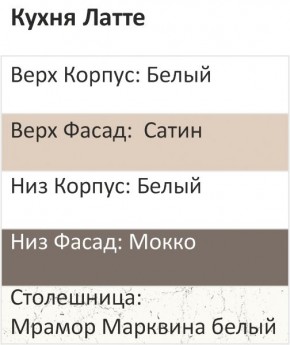 Кухонный гарнитур Латте 1200 (Стол. 38мм) в Муравленко - muravlenko.ok-mebel.com | фото 3